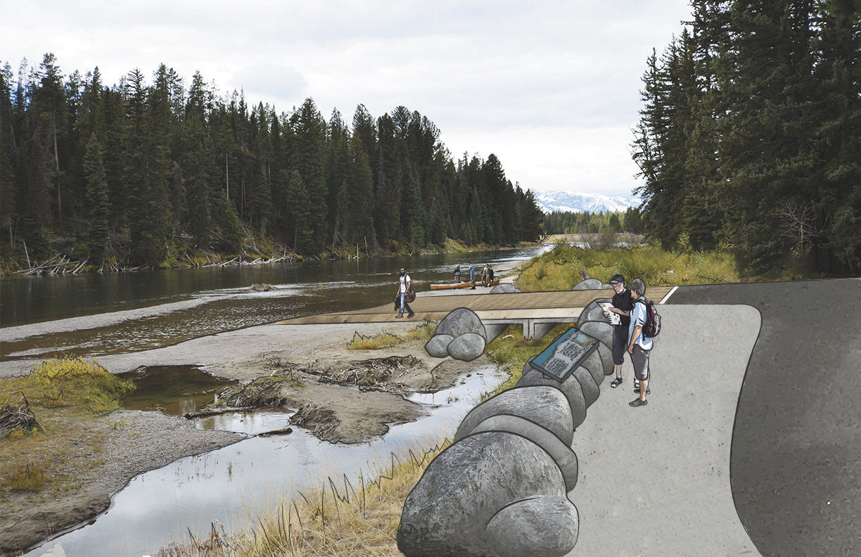 Pacific Creek boat ramp
